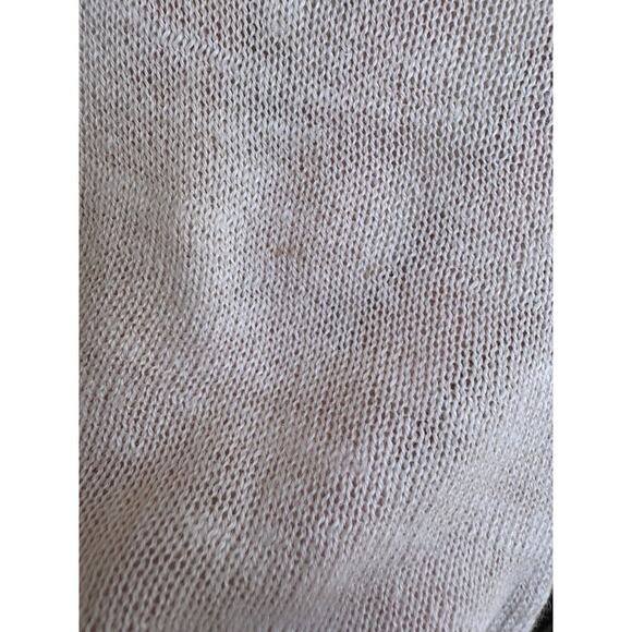 Lululemon Mix And Mingle Tank Linen Blend Knit Twist Low Back V Neck Pink Draped - Picture 5 of 8